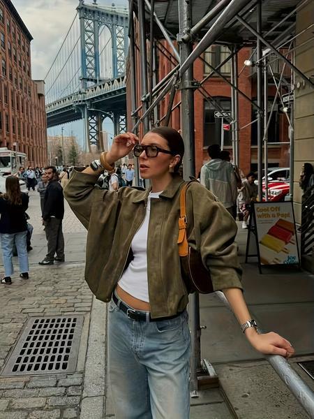 Women's Suede Bomber Jacket Spring Lapel Pilot Coat Casual Oversized Long Sleeves Trendy Streetwear Women's Suede Bomber Jacket Spring Lapel Pilot Coat Casual Oversized Long Sleeves Trendy Streetwear