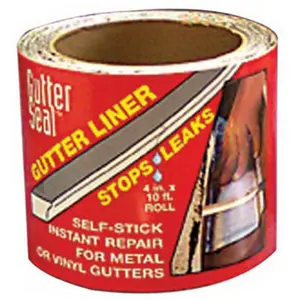 212 MAIN GL 410 4 in. x 10 ft. Gutter Seal Roll, Sealant, Waterproof Liner, Instant Leak Stopper for Metal and Vinyl Gutters