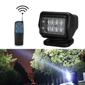 Ultra Power 50W 360º LED Remote Controlled Spotlight Search Light for SUV Boat Ultra Bright LED Headlight Upgrade Kit