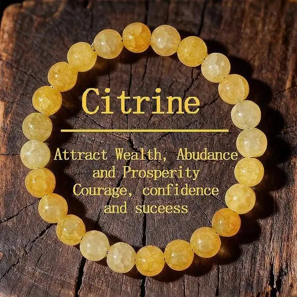 AuraStrand natural stones, attract wealth and blessings, bring courage, confidence, and success, elegant and unique high-end jewelry, exquisite bracelet, perfect gift, healing crystal bracelet