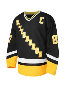 Men's Letter & Number Embroidery V Neck Tennis Jersey, Casual Loose Colorblock Long Sleeve Tennis Top for Fall & Winter, Men's Sportswear for Training, Athletic Sports Clothing