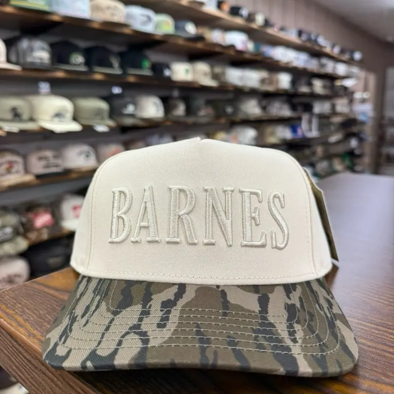 The Ella SnapBack Hat - Off White/Bottomland