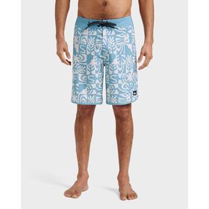 Surfsilk Scallop Terra 19" Boardshorts - Dusty Turquoise