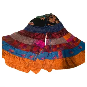 Sari Silk Palazzo Pants (Small- 2X)