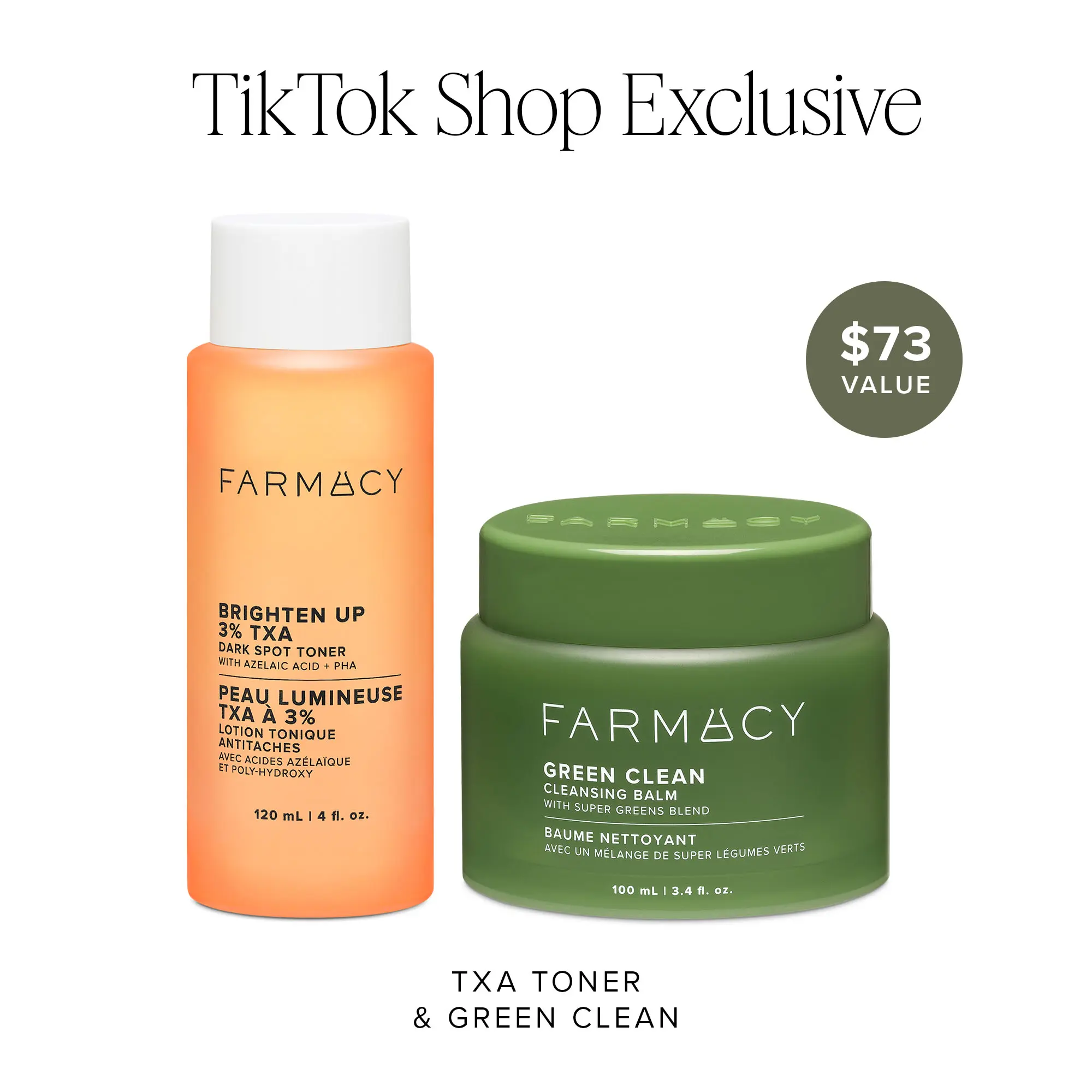 Farmacy Glass Skin Brightening Skincare Bundle