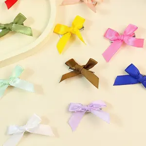 10-Pack Pet Bow Hair Clips, Soft Elastic Fashion Accessories for Dogs, Cats and Puppy, Mixed Colors Butterfly Shape Hair Pins