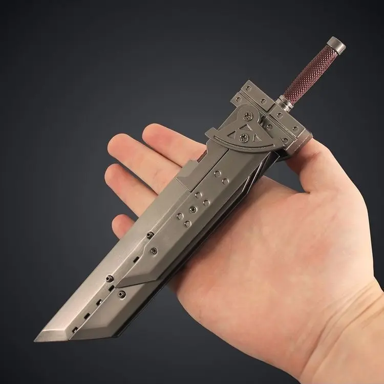 Final Fantasy Cloud's Greatsword Alloy Model Metal Toy Holiday Gift Box Game Merchandise Gift for Boyfriend graduation