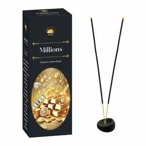 Millions Hexa Incense - Single Pack of 20 Premium Sticks for Meditation Rituals & Spiritual Practices - Attracts Abundance Prosperity & Positive Energy