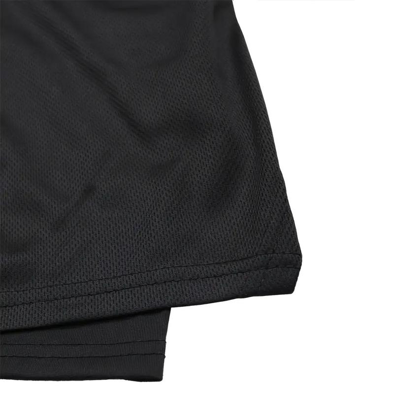 Jujutsu Kaisen Anime 80s 90s Double-Layer Sports Shorts Graphic Shorts Black Camo Streetwear Shorts Men Outfits Men Vacation Outfits Shorts