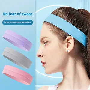 Breathable tennis sports headband summer seamless fitness running headband men's and women's yoga headband antiperspirant headband