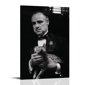 Godfather Posters Music Album Cover Posters Canvas Wall Art High-Resolution Vintage Band & Artist Prints for Room