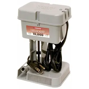 212 MAIN UL Certified 10000 Offset Pump (Model 1095) – Compact Household Appliance Part with Auto-Reset, Grounded Plug, Low-Level Fit