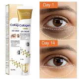 SohoChic Beauty Collagen-Infused Non-Toxic Under Eye Cream - Daily Use for Adult Normal Skin, Eye Bags Treatment, Dark Circle Reduction, Puffiness Relief, Brightening, Firming, Fine Line Fading, Anti-Aging Wrinkle Care