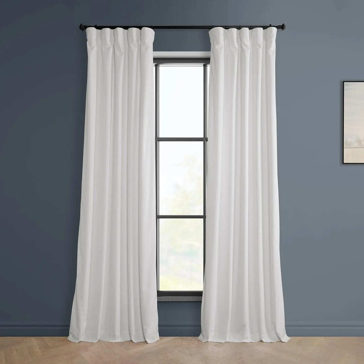 Half Price Drapes Heritage Plush Velvet Room Darkening Curtain Half Price Drapes Heritage Plush Velvet Room Darkening Curtain