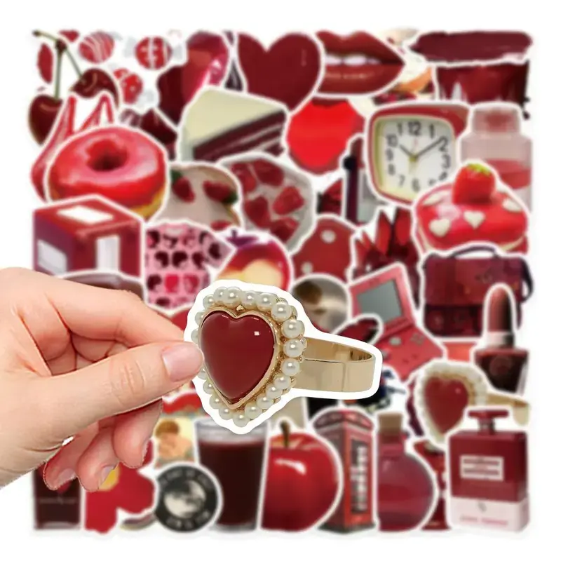 Vintage Series DIY Decorative Graffiti Sticker, 50pcs/Set Decorative Sticker For Water Bottle, Laptop, Guitar, Luggage, Decoration Sticker, Sticker Packs, Art Stickers, Vintage Vibes, Sticker Collage Pack, Aesthetic Stickers, Decal Sticker