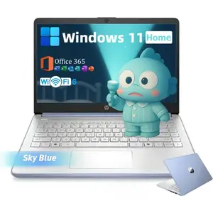 HP 14'' HD Student Business Laptop Computer | AI-Powered Intel N150 | Ultra Light | Windows 11 Pro | Webcam | Up to 16GB RAM 256GB SSD | Accessory Bundle