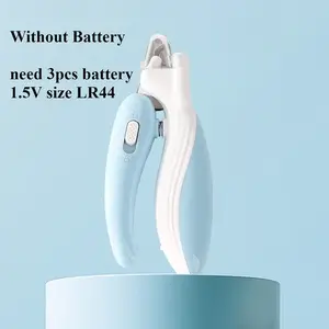 Pet Nail Clippers Dog Nail Clippers Cat Nail Clippers LED Nail Grinder Pet Supplies LED Light Pet Nail Clippers