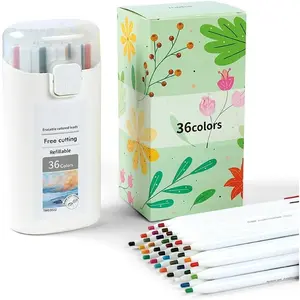 Mechanical Colored Pencils,3.0mm 36-Color Erasable Mechanical Pencil Set with Sharpener and case,Ideal for Writing,Drawing and Painting Supplies