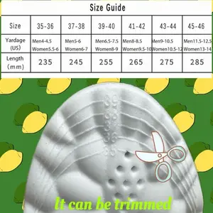 Men's & Women's Insoles, 4D Cloud Sole, Anti-Fatigue, Shock Absorption, Foot Pain Relief, Comfortable Shoe Inserts