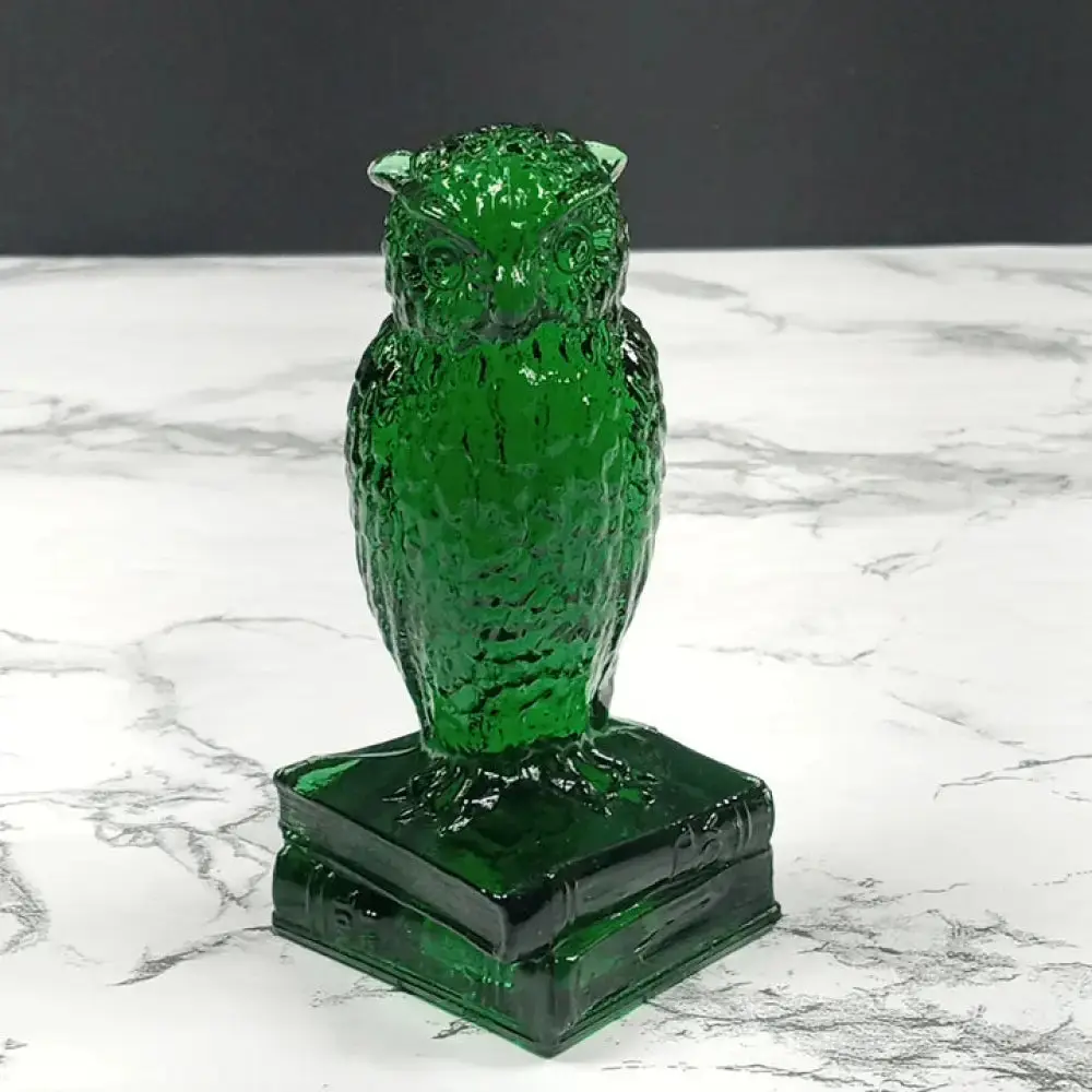 Degenhart Glass Wise Old Owl Paperweight Vintage
