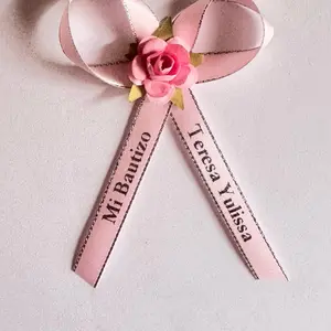 Listones personalizados paras todo ocasión, 20 colores disponibles, 3/8”