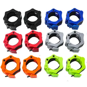 5cm Plastic Barbell Lock Clip Professional Quick Lock for Olympic Barbell, Safe and Fast Locking Clamp