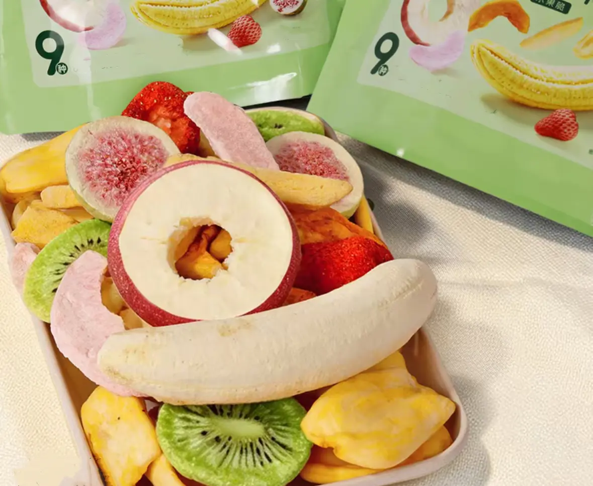 Freeze-Dried Fruits & Veggies, perfect for family sharing, parties, movie nights, road trips, and everyday snacking!