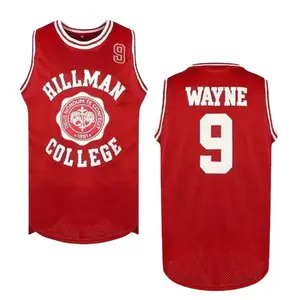 Men's #9 Vintage Sleeveless Basketball Jersey - Red Black White Colorway, Breathable Mesh Fabric, Versatile for Casual Wear & Custom Design, Retro Athletic Top, Shop Now