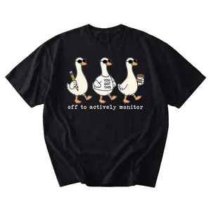 Test Day Goose Shirt, You Got This Teacher Tee, Off To Actively Monitor, Back to School Gift, Full Sizes, Full Colors