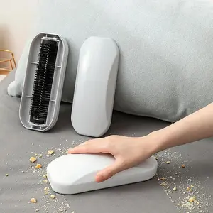 Handheld Crumb Sweeper, Handy Rolling Bed Sweeping Brush, Crumb Brush, Reusable Home Soft Hair Debris Collector for Table Bed Sheet Clothes Sofa