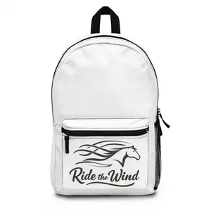Ride The Wind Horse Canvas Backpack HorseGirlsBrand
