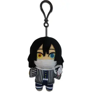 Demon Slayer - Obanai Iguro Mini Plush w/ Spring Hook 4.5" H