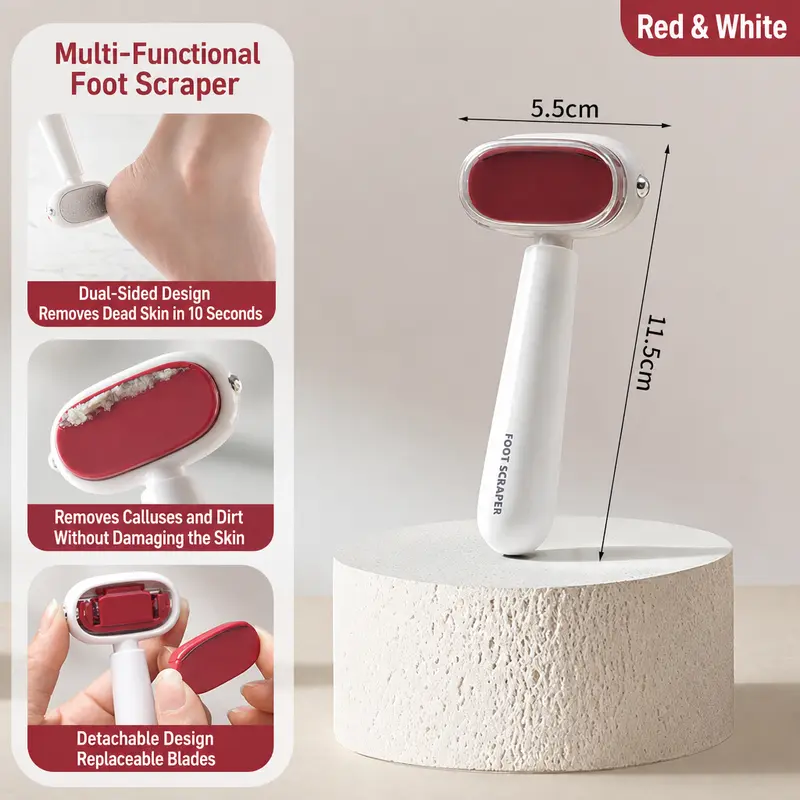 Foot scraper dimensions and detachable head
