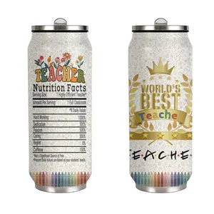 Educator Teacher Tumbler 17oz Straw Lid Leakproof Water Bottle Birthday Teacher Appreciation Gift Stainless Steel Cup