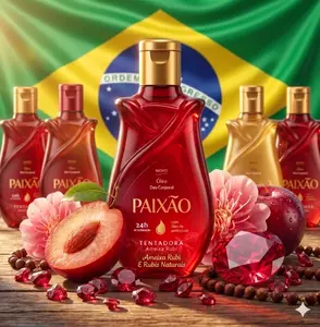 Luxurious Brazil Body Oil, Concentrate Oil Infused with a sensual Ruby Plum - 24-Hour Hydration, Moisturizing, 200ml
