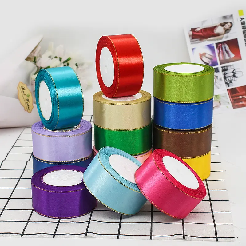 5-Roll Glitter Trim Ribbon Set, DIY Gift Wrapping Supplies for Wedding Party, Versatile Decorative Ribbon for Home & Office