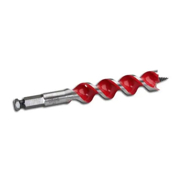 Milwaukee 48-13-0870 Coated Steel Auger Bit, 7/8" x 6-1/2", Double Wings, Impact-Ready, for Smooth Cuts in Wood Drilling