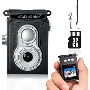 Camera,  Size, Wide Angle Lens, 32GB Included, Nostalgic Photos, Old Video Effects, Idea