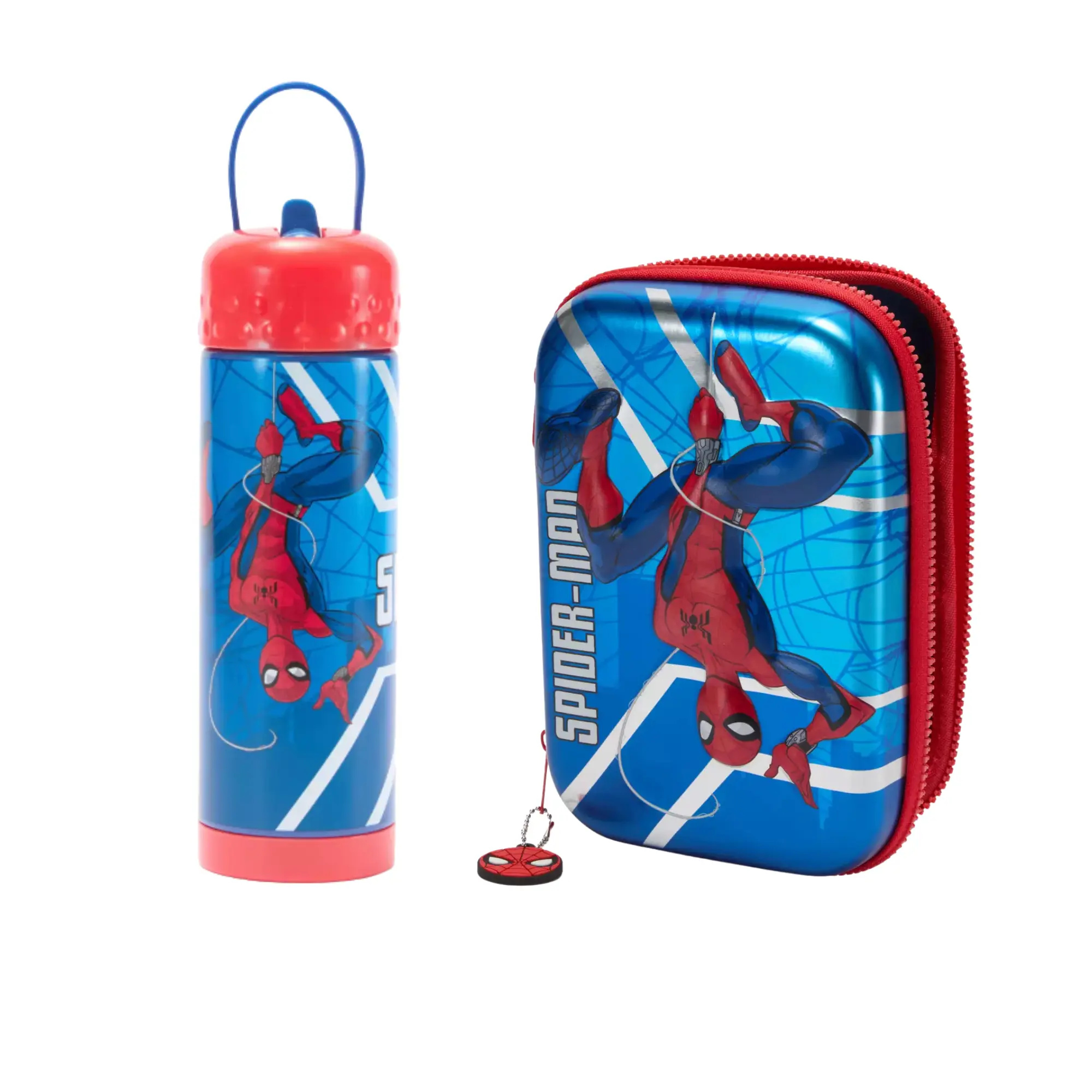 Spider-Man Water Bottle & Stationery Kit Bundle