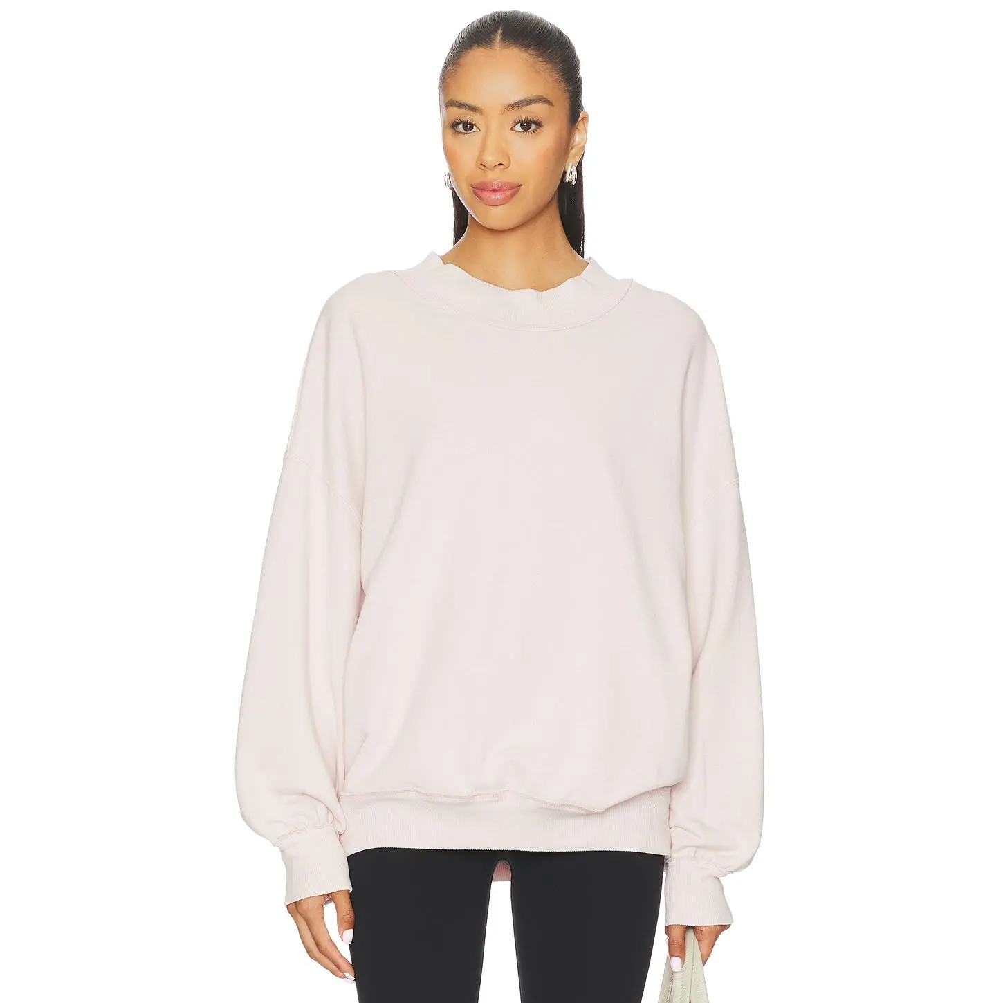 Free People x We The Free Palm Springs Turtleneck In Mauve Chalk Free People x We The Free Palm Springs Turtleneck In Mauve Chalk