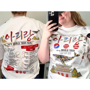 Arirang Tour 2026 Shirt, Bangtan World Concert Shirt, Vintage Kpop World Tour Era Sweater, Retro Army Stadium Tour Merch Sweatshirt