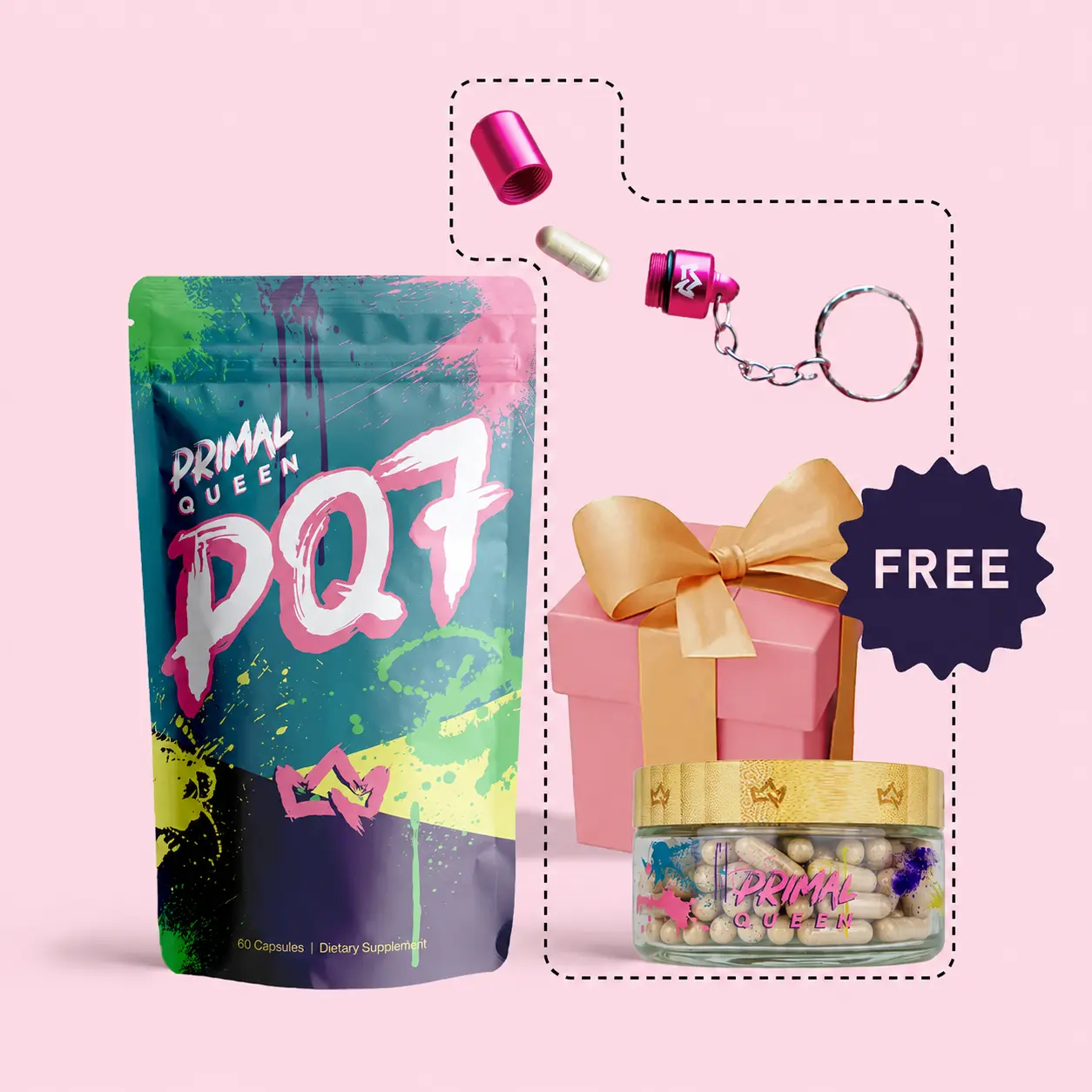 Primal Queen PQ7 Starter Kit | Metabolism and Debloat Support for Women