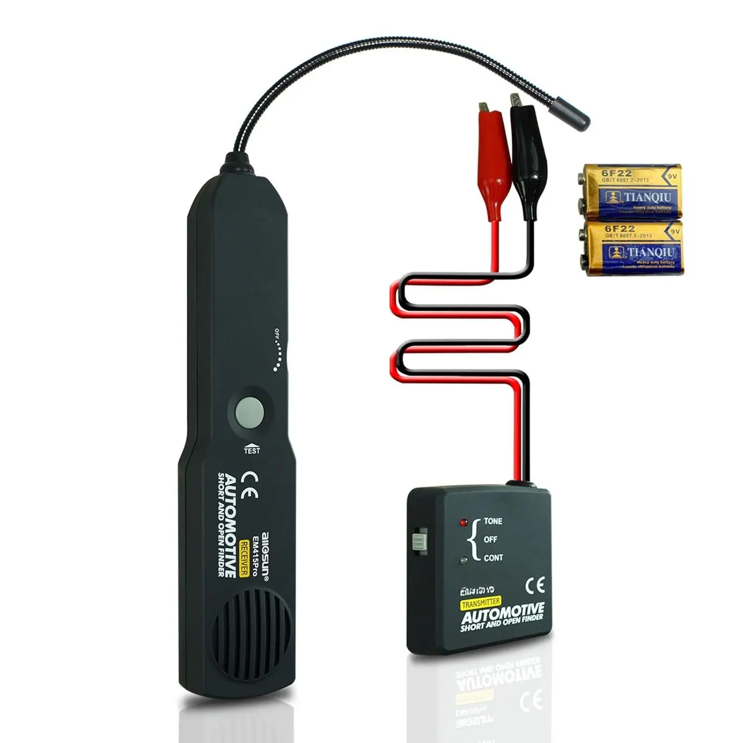 em415Pro   Electrical, Auto Circuit Tester,Short Open Finder Wire Breaker Locator,Broken Wire Detector Tool, Fault Probe, DC 6-42V