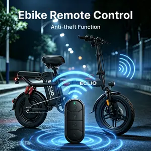 Eclio M1 Folding Budget Anti-theft E-Bike for All Ages, 700W motor 40V20Ah ,30 miles range,Long Range,Max Speed 25 MPH 11 Spring Absorbers,14-inch Tires,Commuting E-Bike UL Certified Removable Battery BUY 1 GETS 9 bicicletas eléctricas Mother's Day gift