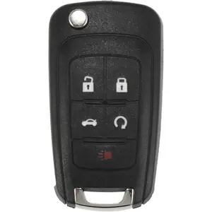 315MHz 46 Chip OHT01060512 Replacement Keyless Entry Remote Car Key Fob for Chevy Camaro Cruze Sonic Malibu Equino for GMC Terrain for Buick Regal Lacrosse 11-16 5 Buttons