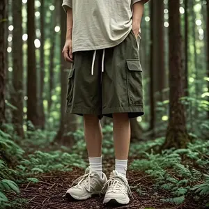 Men's Big & Tall Multi-Purpose Cargo Shorts Multiple Colors Outdoor Construction Hiking Casual Wear Machine Washable Regular Fit PLUS SIZE
