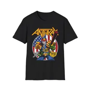 Anthrax: Metal Band Graphic T-Shirt - Anthrax Mosh It Up, Unisex Tee for Concerts, Music Lovers, Festivals, Casual Wear