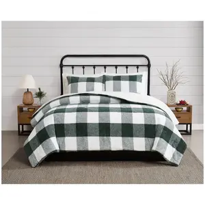 Cannon Cozy Buffalo Check King 3 Piece ComforteSet