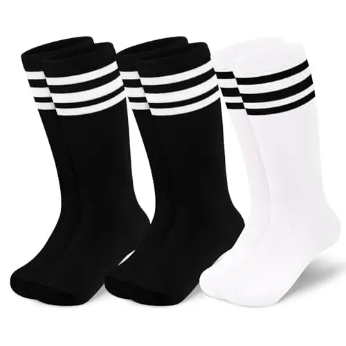 3 Pack Black/White, Black/White, White/B