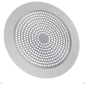 Shower Hair Drain Catcher - Stainless Steel, 5.7in Wide Rim for Robust Bathtub Adhesion, Easy Maintenance, Prevents Clogs,  for Homeowners, Renters, Parents, Pet Owners